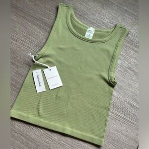 Sunday Best SinchSeamless Ribbed Tank Sage Frost